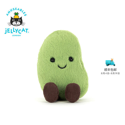 英国Jellycat趣味索耶拉毛豆毛绒玩偶公仔娃娃礼物2026夏季新品