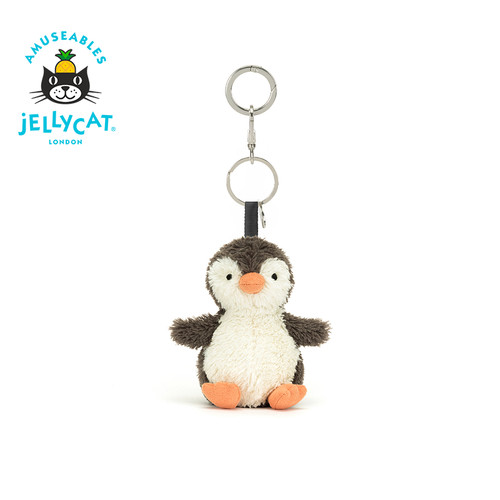 英国Jellycat花生企鹅包包挂饰挂件钥匙扣毛绒玩偶玩具