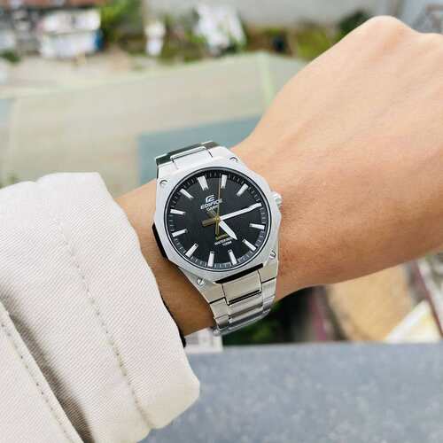 正品Casio卡西欧EDIFICE八角橡树男士手表防水日历钢带EFR-S108D