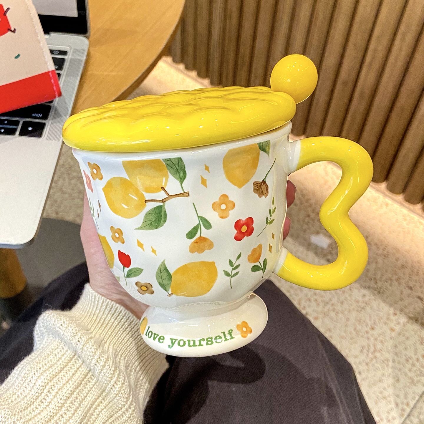 ins风创意水果陶瓷马克杯高颜值女生杯子情侣水杯家用咖啡早餐杯