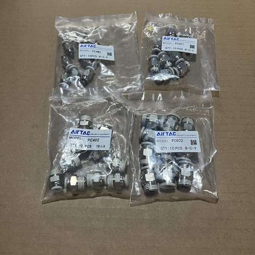 亚德客PC直通接头PC4M5PC401PC402802AirTAC直插接头螺纹快插接头