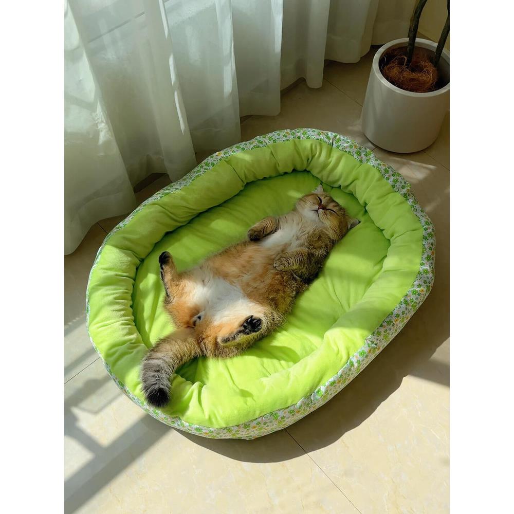 圆形猫窝冬天保暖宠物窝加绒加厚中小型犬狗窝睡觉专用猫床沙发