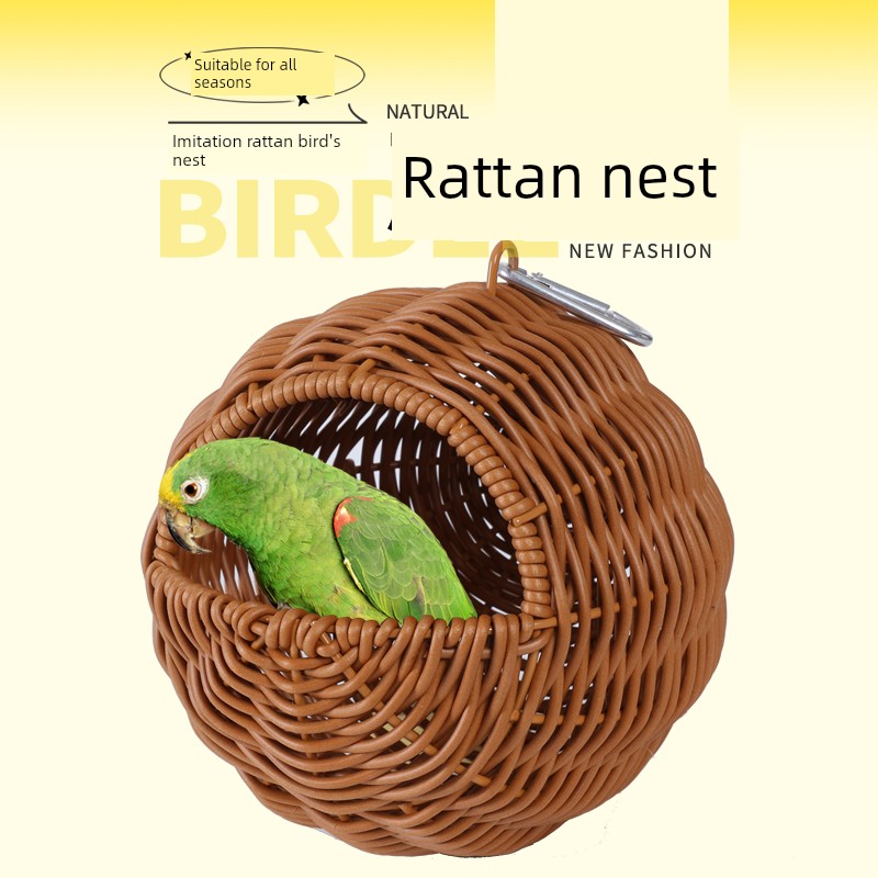 燕窝、鹦鹉窝、藤制、四季防咬夏日沙发、牡丹、黑凤凰、虎皮吊睡