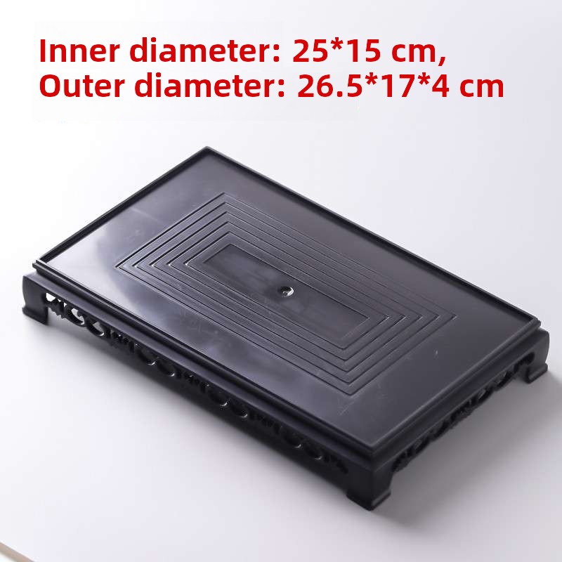 花盆底座盆景奇石摆件佛像工艺品多肉花瓶托盘底托圆形加厚底盘