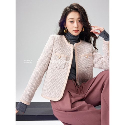 Garbociaga龍喜儿 Ce* 小香风羊毛法式经典秋冬小外套 5384