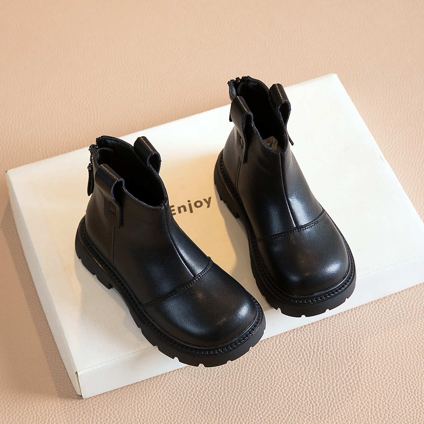 女童短靴子2025秋冬新款加绒防滑棉靴女孩鞋子皮靴雪地儿童马丁靴,童鞋/婴儿鞋/亲子鞋,棉靴,淘宝优惠券,粉丝福利购,淘宝优惠卷