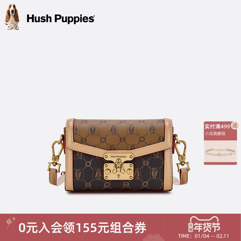 暇步士女包2025新款单肩包女老花小方包小众轻奢百搭时尚斜挎包包,箱包皮具/热销女包/男包,通用款女包,淘宝优惠券,粉丝福利购,淘宝优惠卷