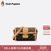 情人节礼物暇步士单肩包圆筒包休闲斜挎小包女老花波士顿枕头包