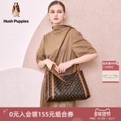 暇步士女包2026新款 大容量单肩托特包轻奢老花手提包女上班通勤包