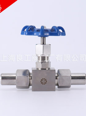 上海良工阀门不锈钢焊接针型阀J23W-160P耐高压仪表针阀DN6 10 15