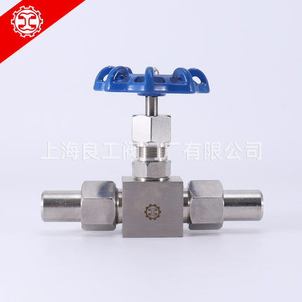 上海良工阀门不锈钢焊接针型阀J23W-160P耐高压仪表针阀DN6 10 15