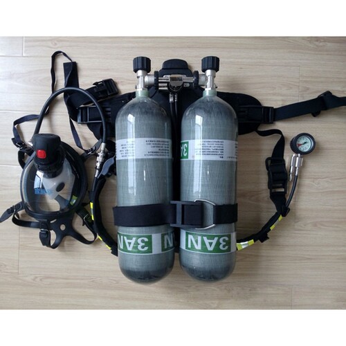 正压式消防双瓶空气呼吸器 RHZKF6.8/30 碳纤维气瓶6.8L 厂家