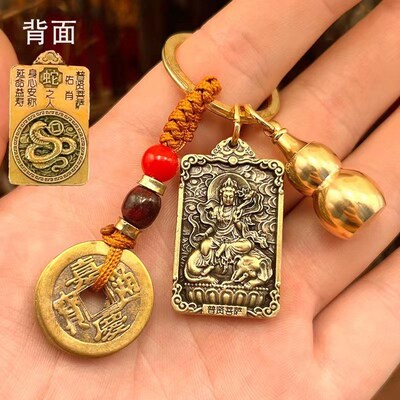 速发虚空藏菩萨吊坠属虎的佩戴物扣12生肖守护神本命佛手链