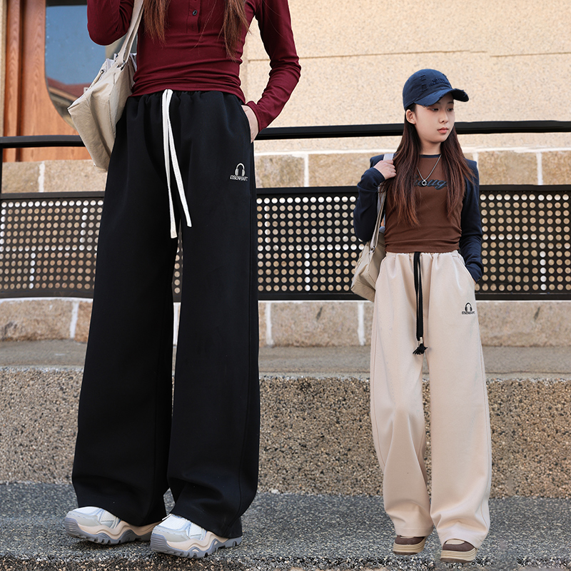 女童裤子春秋款2025新款儿童