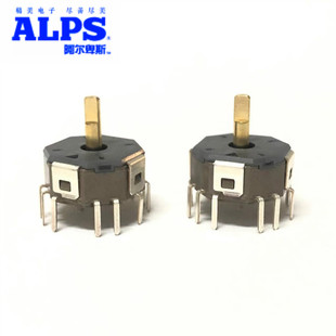 日本ALPS摇杆开关 8方向带中央按钮 RKJXL100401V 多方向按动开关
