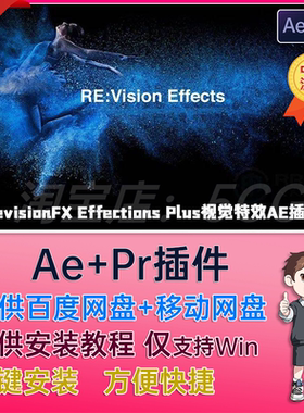 慢动作降噪去闪动态模糊视觉套装AE/PR插件RE v25.08 Win中文汉化