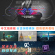 中文4种高科技感音乐音频波形波动可视化快手HUD播放器视频AE模板