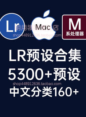 Lr预设合集苹果系统MAC复古人像日系小清新婚礼网红调色滤镜插件