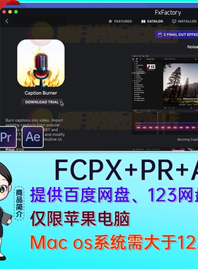 AE/PR/FCPX插件快速批量导入歌词字幕srt文本工具Caption Burner