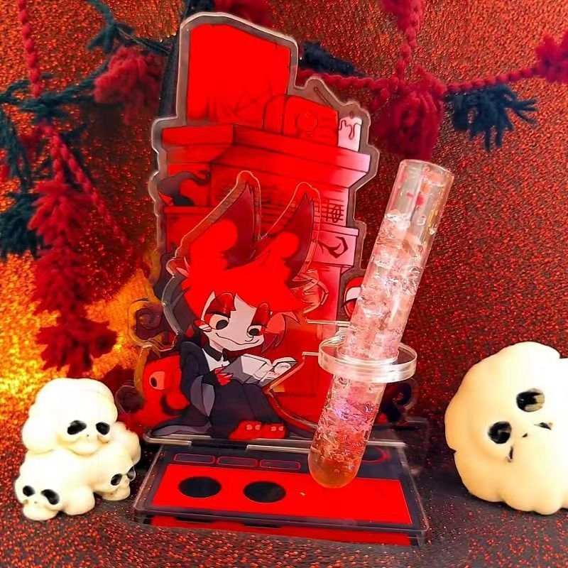 地狱客栈同款阿拉斯托高颜值试管亚克力创意立牌桌面摆件收藏礼物