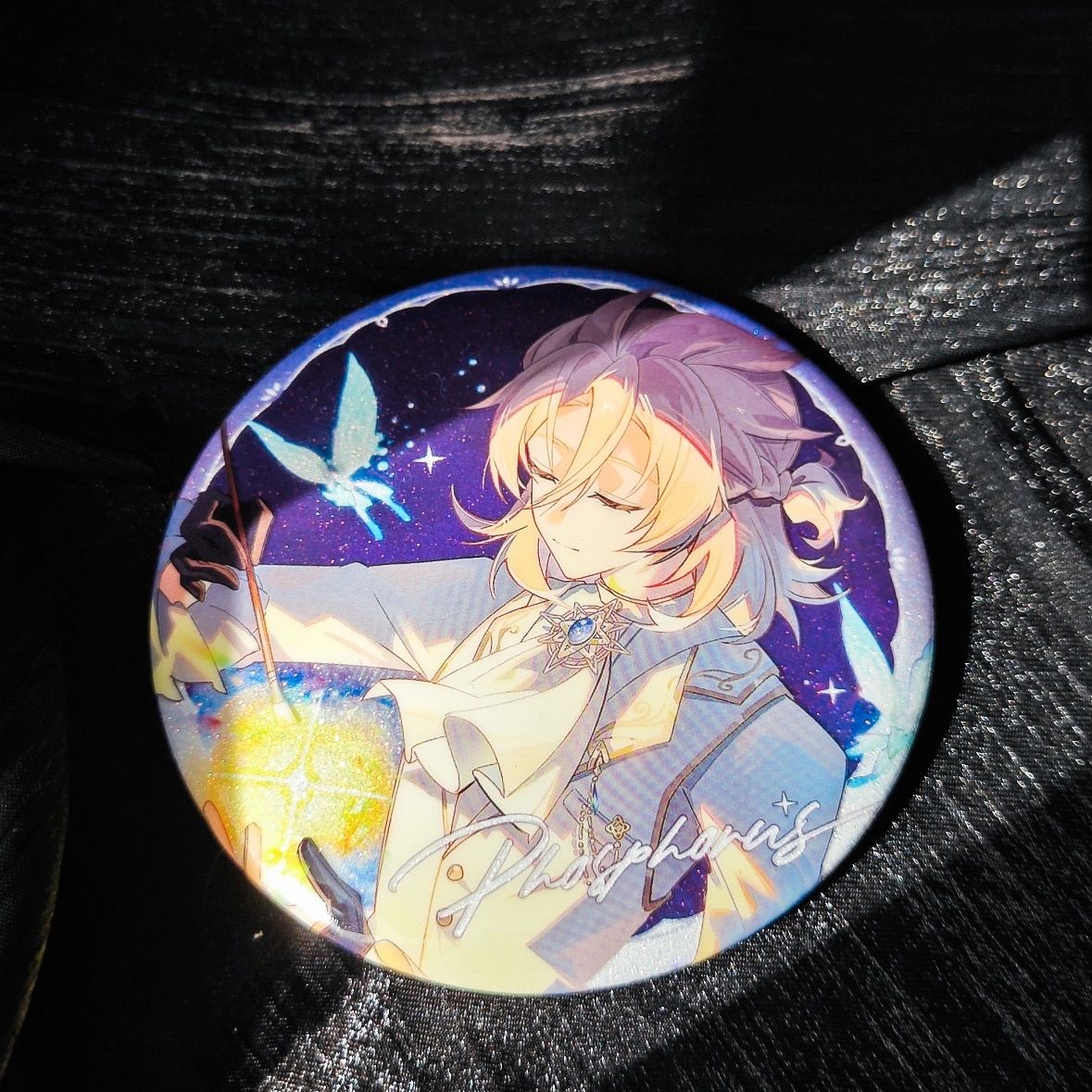 阿贝多同人周边吧唧徽章高颜值色纸二次元谷子礼物