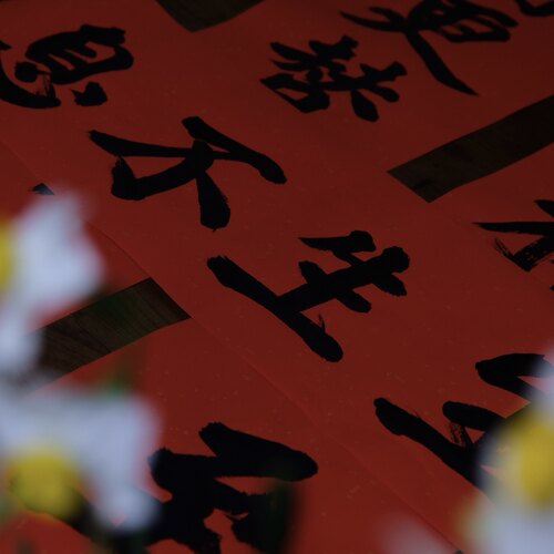 Booba 原创手写春联福字门贴大门入伙搬家进宅大吉 定制春联楹联