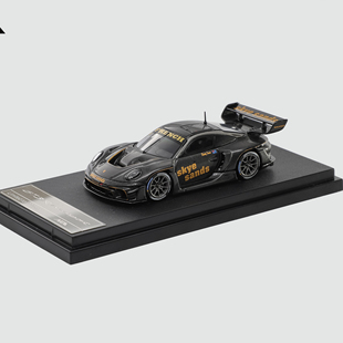 HKM 1:64保时捷911 (992) GT3 R Rennsport 全碳大尾翼合金车模型