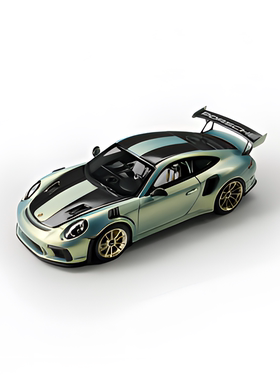 【现货】CL车廊 1:64 保时捷911 GT3RS 城市竹子树脂汽车模型超跑
