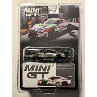 【挂卡现货】MINIGT 593号 1:64尼桑 GT-R GT3 23号 合金汽车模型