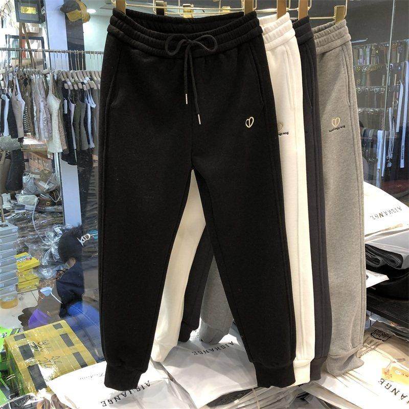 加绒加厚卫裤女冬季宽松束脚运动裤2025新款时尚韩版休闲哈伦裤潮,模玩/动漫/周边/娃圈三坑/桌游,Cosplay女装/cos女装,淘宝优惠券,粉丝福利购,淘宝优惠卷