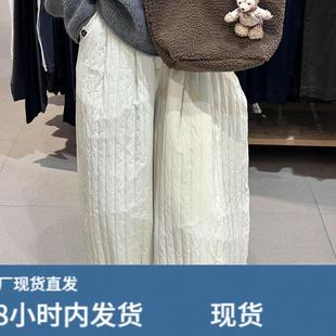 超火的裤子气球裤子女2025新款冬加厚时尚气质版型好的小个子裤子