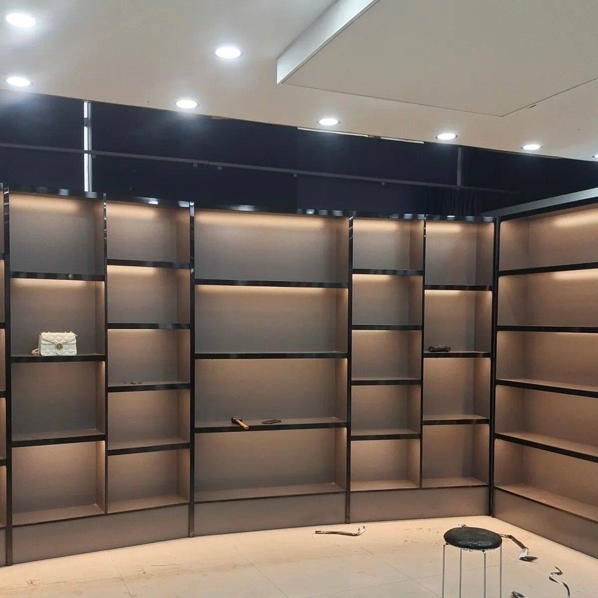 女包鞋子展示柜直播间背