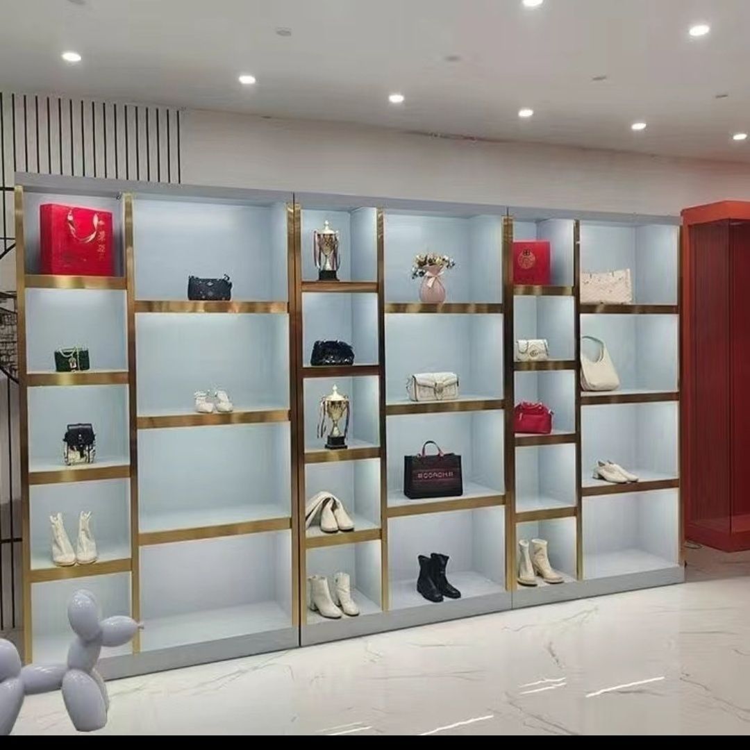 可定制!女包展示柜鞋子架