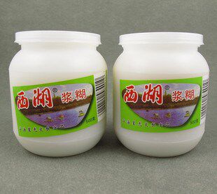 西湖浆糊 500克 塑料瓶装  大瓶500克白胶