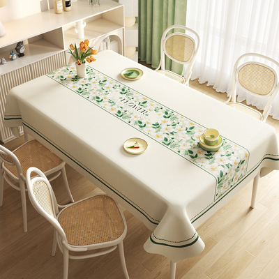 2025清新款桌布防油防烫免洗