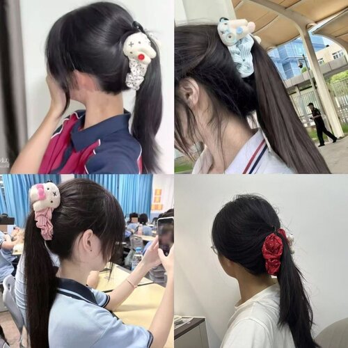 日韩风米菲兔牛仔香蕉夹
