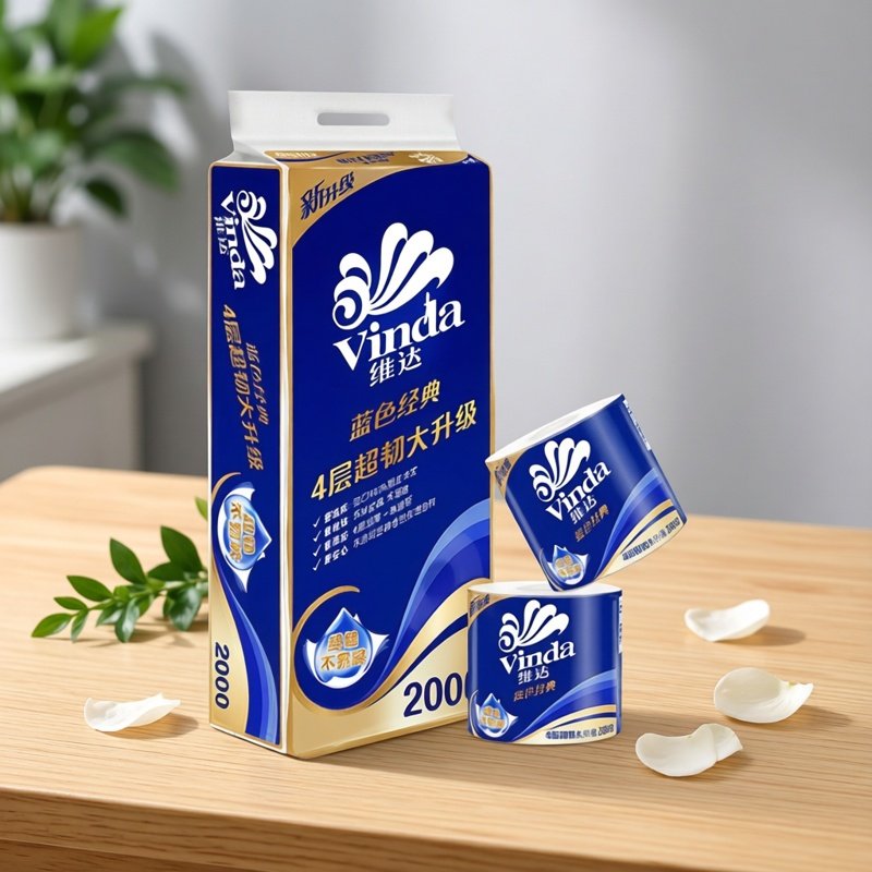 卷纸蓝色经典有芯4层200g卫生纸巾家用实惠装厕所用纸擦手纸厕纸,洗护清洁剂/卫生巾/纸/香薰,保湿纸巾/乳霜纸/云柔巾,淘宝优惠券,粉丝福利购,淘宝优惠卷