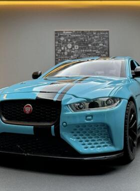 新款 奇艺合金车模1:24XESVProject8声光玩具汽车音乐模型摆件