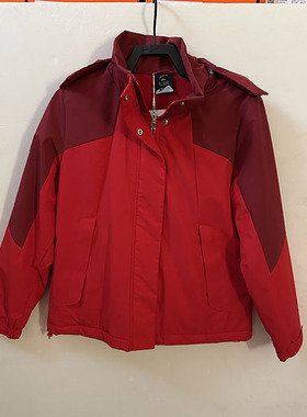 贵人鸟2025冬季新款女子风衣加绒保暖防风防雨带帽外套F2255012