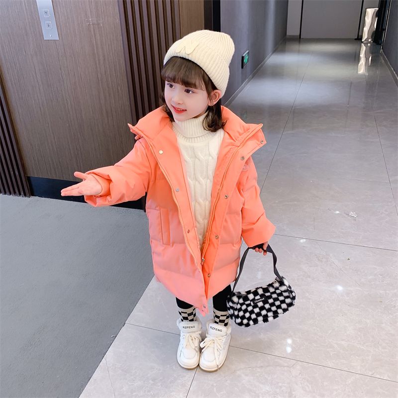 正品亲子儿童冬装洋气时髦羽绒服
