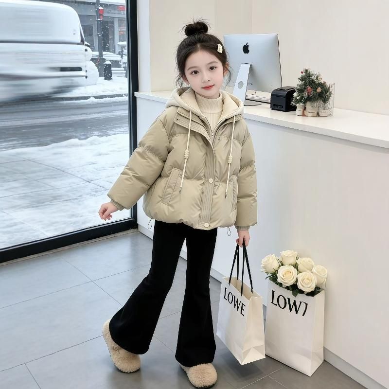 正品亲子儿童装洋气冬季加厚棉服