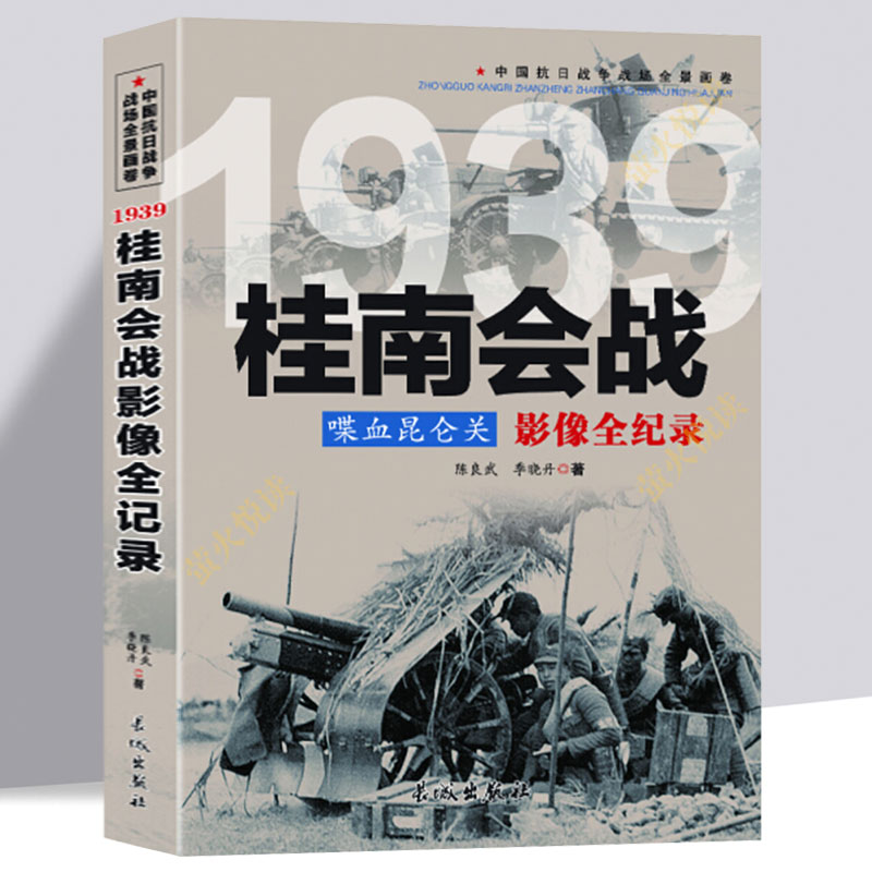 桂南会战 喋血昆仑关：桂南会战影像全纪录 中国抗日战争战场全景画卷书籍 广西贵州军事战役 中国历史 著名战役