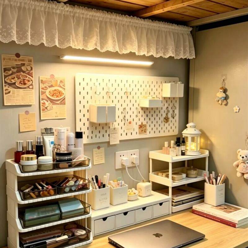大学生宿舍桌面化妆品置物架多层分类大容量多功能洗漱用品收纳盒