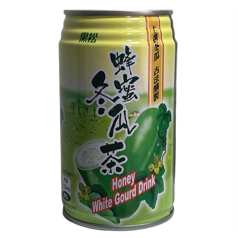 台湾原装黑松蜂蜜冬瓜茶饮料清凉爽口 320ml上选冬瓜古法酿制