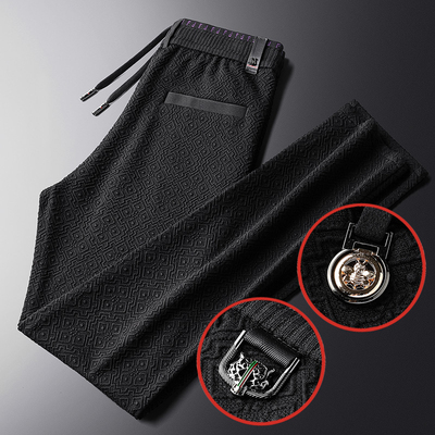 秋冬男裤弹力宽松大码商务aemape
