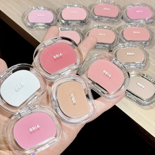 现货 韩国bbia单色腮红眼影高光01cherry blossom冷粉色05升级版