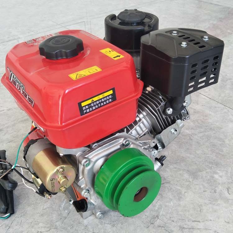 重庆耀虎170汽油机7.5马力光缆牵引机动力带离合 机播种机打药机