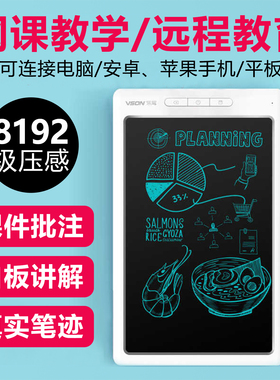 乐写9612可视手写板网课直播教学PPT Wodrd批注电脑写字板数位板