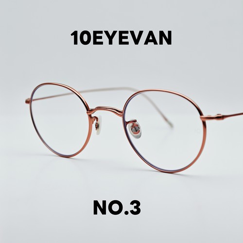 10 EYEVAN NO.3 日系纯钛超轻手工镜框天然贝母鼻托925银饰配重