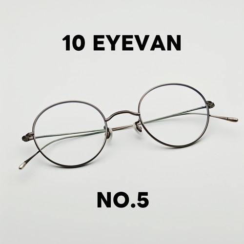 10EYEVAN镜架日系纯钛超轻手工光学镜 NO.5 天然贝母鼻托可配镜片